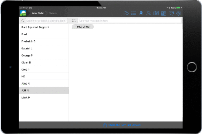 field service collaboration mobile workforce management messaging