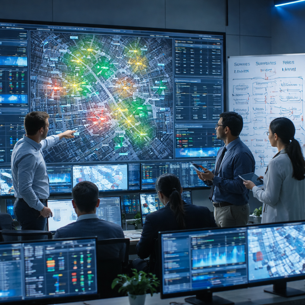 group around a distribution fiber map